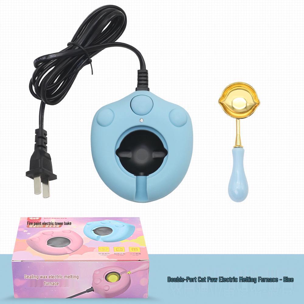 Electric Wax Furnace Kit with Cat Paw Stamp and Melting Tools for DIY Journal Sealing
Electric Wax Furnace Kit with Cat Paw Stamp and Melting Tools for DIY Journal Sealing