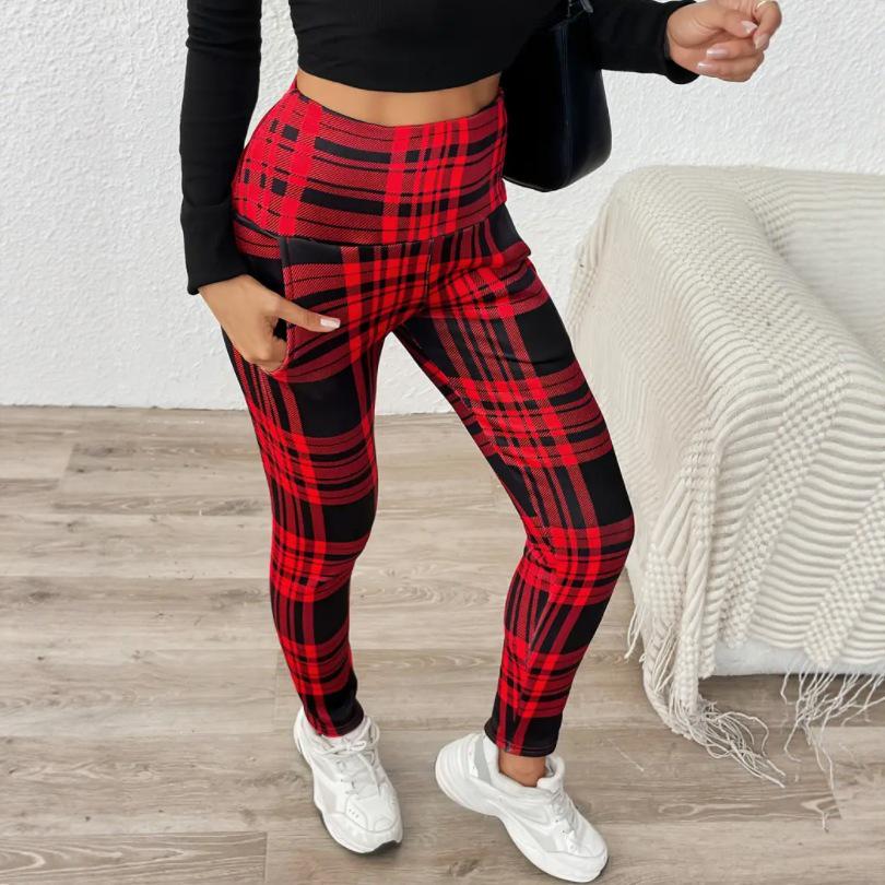 2026 Spring/Autumn Women s Slim-Fit Plaid Patchwork Yoga Pants - Comfortable Design Extra Large красный
2026 Spring/Autumn Women s Slim-Fit Plaid Patchwork Yoga Pants - Comfortable Design Extra Large красный