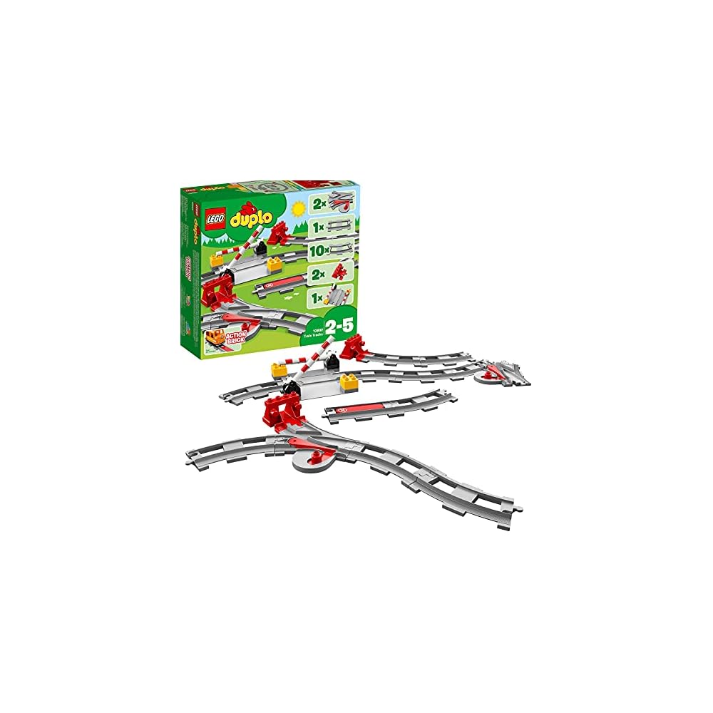 LEGO DUPLO Train Crossing Track Set Educational Toy for Kids Ages 1.5 to 5 Years Building Blocks 10882
LEGO DUPLO Train Crossing Track Set Educational Toy for Kids Ages 1.5 to 5 Years Building Blocks 10882