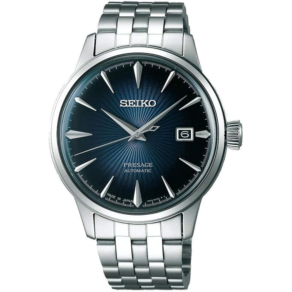 SEIKO SEIKO наручний годинник SRPB41J1 PRESAGE PRESAGE автоматичний, чоловічий годинник з синім градієнтом, закордонний м...
SEIKO SEIKO наручний годинник SRPB41J1 PRESAGE PRESAGE автоматичний, чоловічий годинник з синім градієнтом, закордонний м...