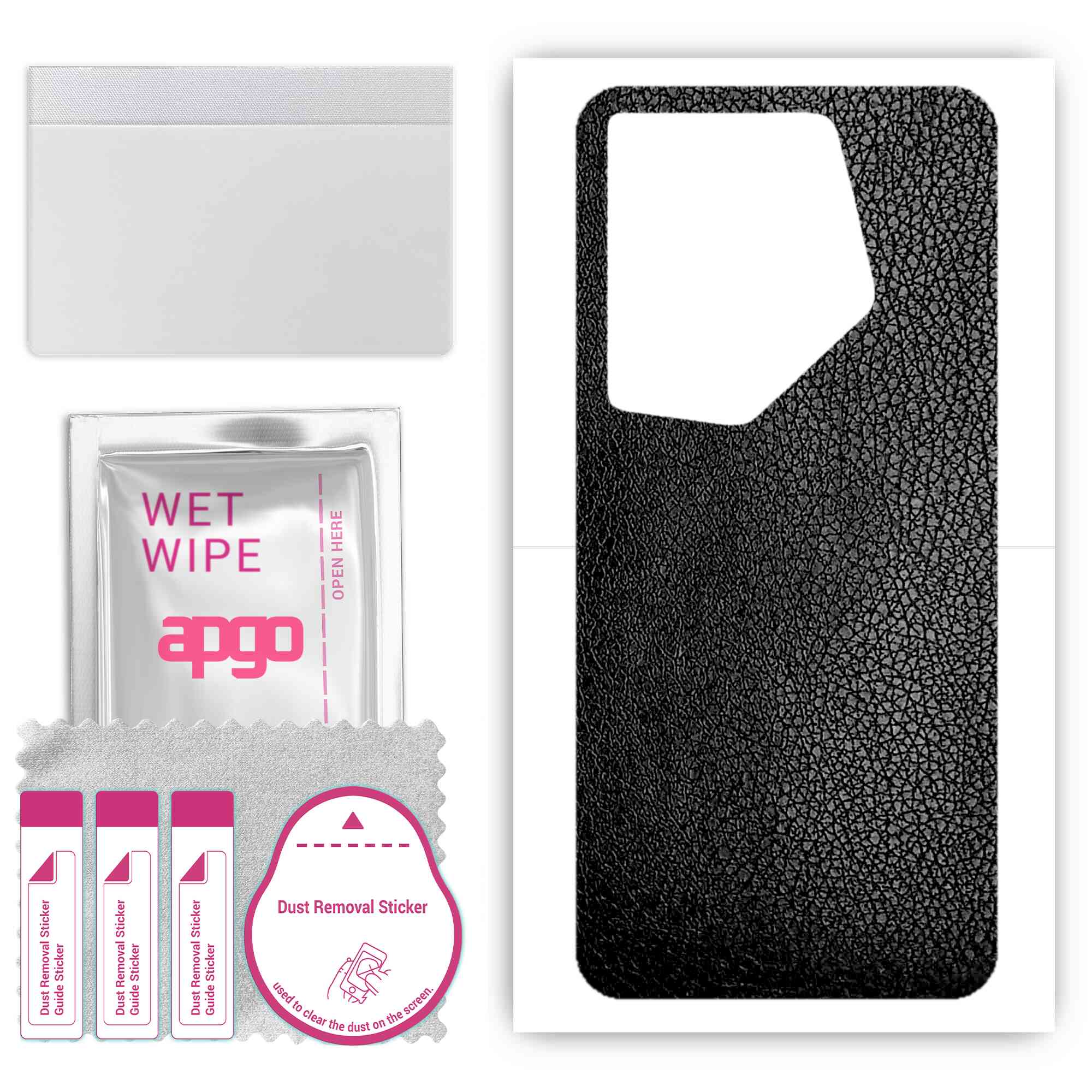 Apgo Protective Skin Sticker для задньої панелі, сумісної з Tecno Camon 20 Premier 5G, Wrap Film, Foil, Vinyl - Pattern Black Leather
Apgo Protective Skin Sticker для задньої панелі, сумісної з Tecno Camon 20 Premier 5G, Wrap Film, Foil, Vinyl - Pattern Black Leather