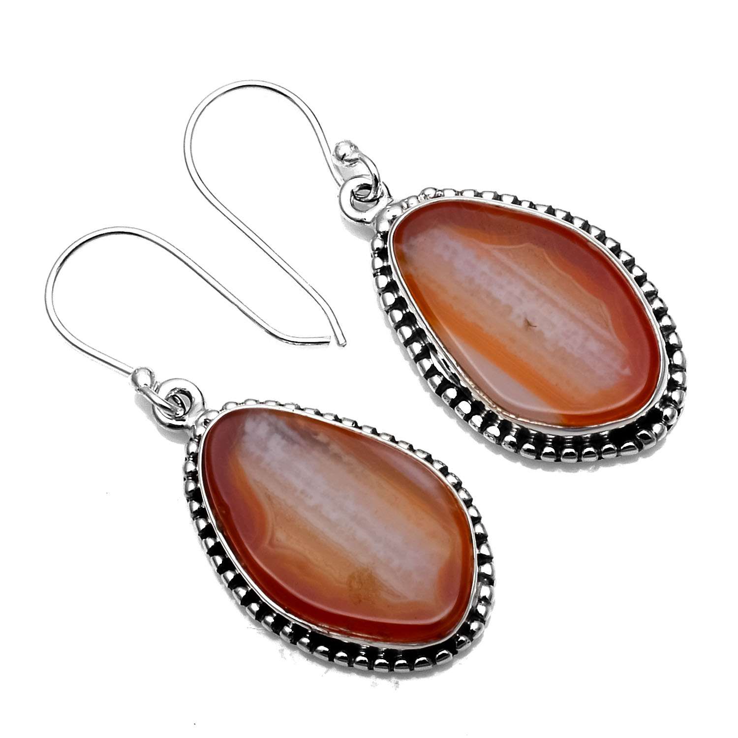 Solar Agate Gemstone Earrings Solid 925 Sterling Silver Handmade Earrings Jewelry Gift For Women And Girls E-1136
Solar Agate Gemstone Earrings Solid 925 Sterling Silver Handmade Earrings Jewelry Gift For Women And Girls E-1136