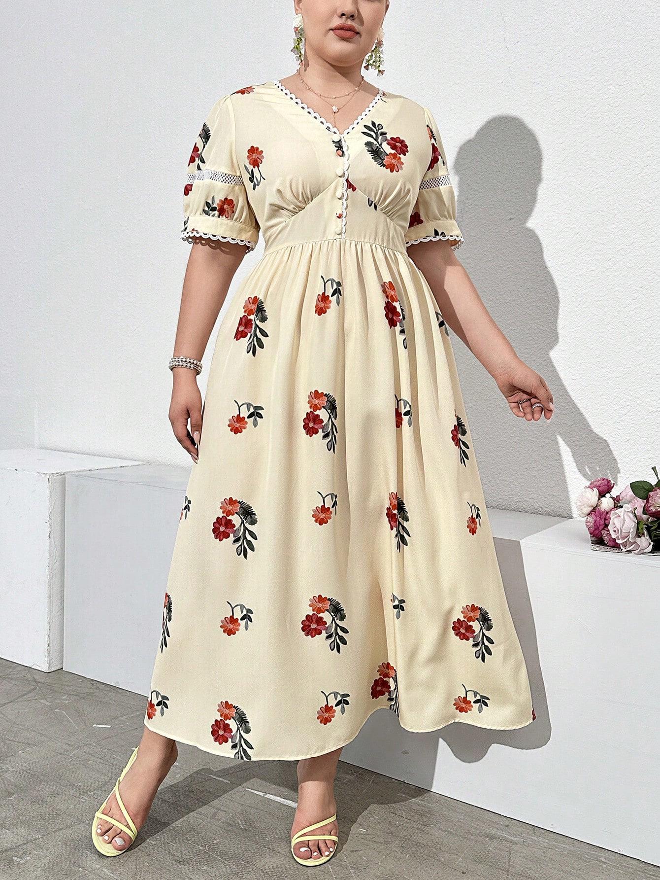 Elegant Plus Size Patchwork Dress - Spring/Autumn Fashion for Women 0XL
Elegant Plus Size Patchwork Dress - Spring/Autumn Fashion for Women 0XL