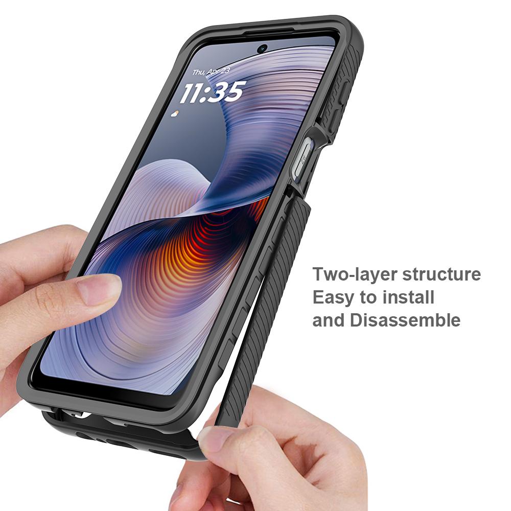 For Motorola Moto G55 5G Case PC+TPU Phone Clear Back Cover with PET Screen Film Sapphire
For Motorola Moto G55 5G Case PC+TPU Phone Clear Back Cover with PET Screen Film Sapphire