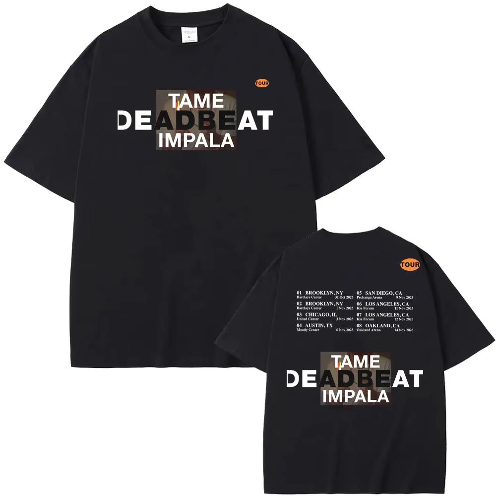 Tame Impala Deadbeat Tour2026 TShirt Summer Rock Sleeve Oversized Oneck Tops Clothes Round Neck Rapper Ropa Mujer 4XL
Tame Impala Deadbeat Tour2026 TShirt Summer Rock Sleeve Oversized Oneck Tops Clothes Round Neck Rapper Ropa Mujer 4XL