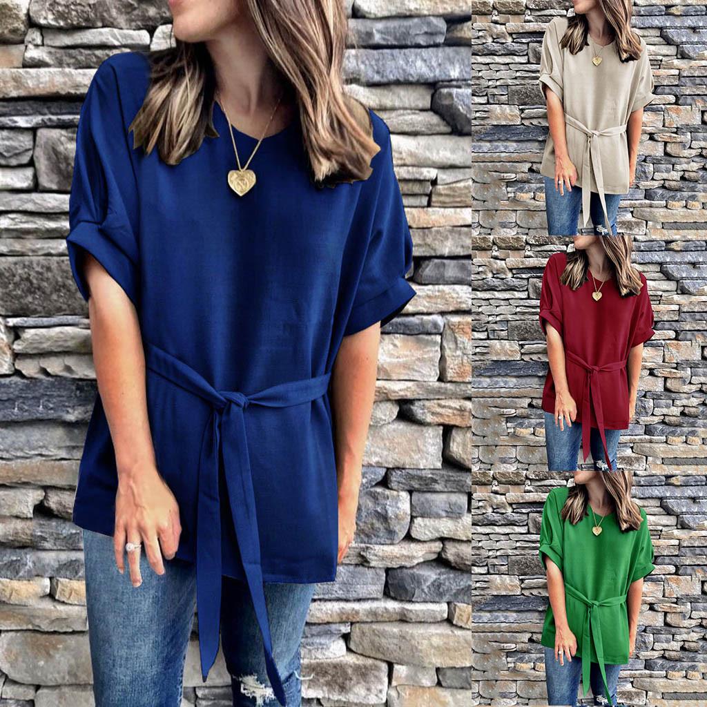 Summer Women s Loose Fashion Recreational Collar Short T-shirt
Summer Women s Loose Fashion Recreational Collar Short T-shirt