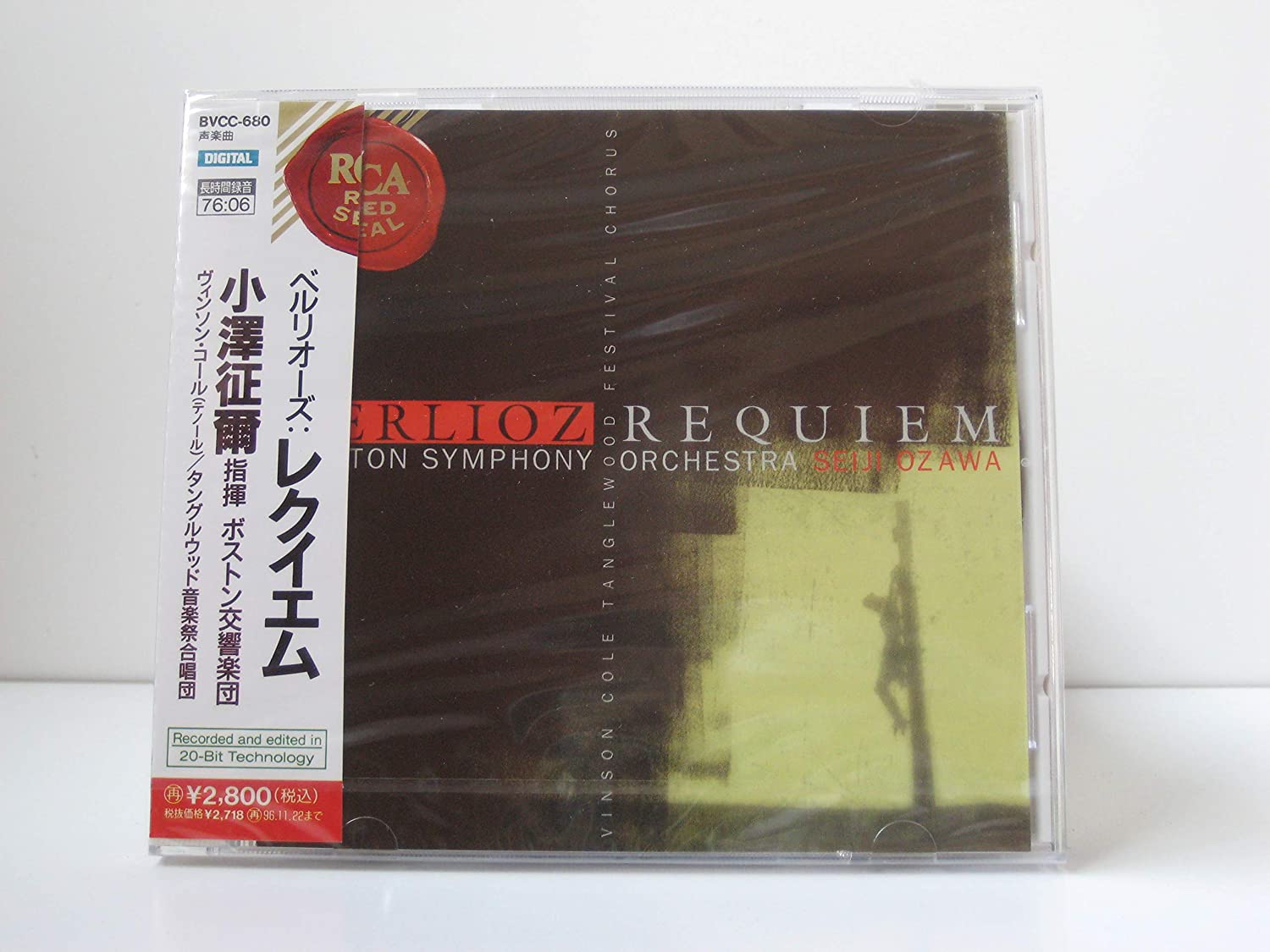 CD SEIJI OZAWA, COLE (VINSON), TANGLEW - Berlioz: Requiem BVCC680 Japan Obi Classical Used
CD SEIJI OZAWA, COLE (VINSON), TANGLEW - Berlioz: Requiem BVCC680 Japan Obi Classical Used