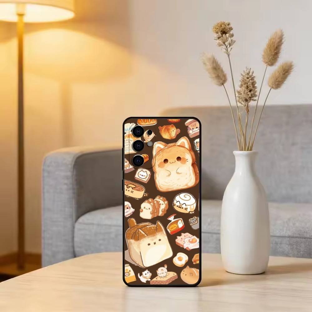 Cute Bread Illustration Phone Case Black Silicone Soft For Samsung S25,S24,S21,S22,S23,S30,Ultra,S20,Plus,Fe,Lite Samsung S22ULTRA5G
Cute Bread Illustration Phone Case Black Silicone Soft For Samsung S25,S24,S21,S22,S23,S30,Ultra,S20,Plus,Fe,Lite Samsung S22ULTRA5G