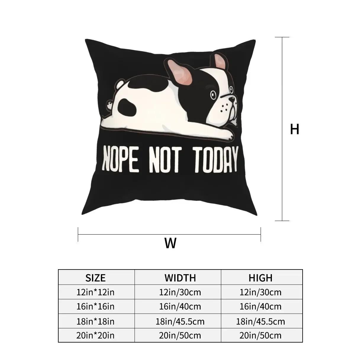 Французский бульдог Нет Не сегодня Наволочка для квадратной подушки Полиэстер Подушки для дивана Любитель собак Наволочки 66x66cm чёрный
Французский бульдог Нет Не сегодня Наволочка для квадратной подушки Полиэстер Подушки для дивана Любитель собак Наволочки 66x66cm чёрный