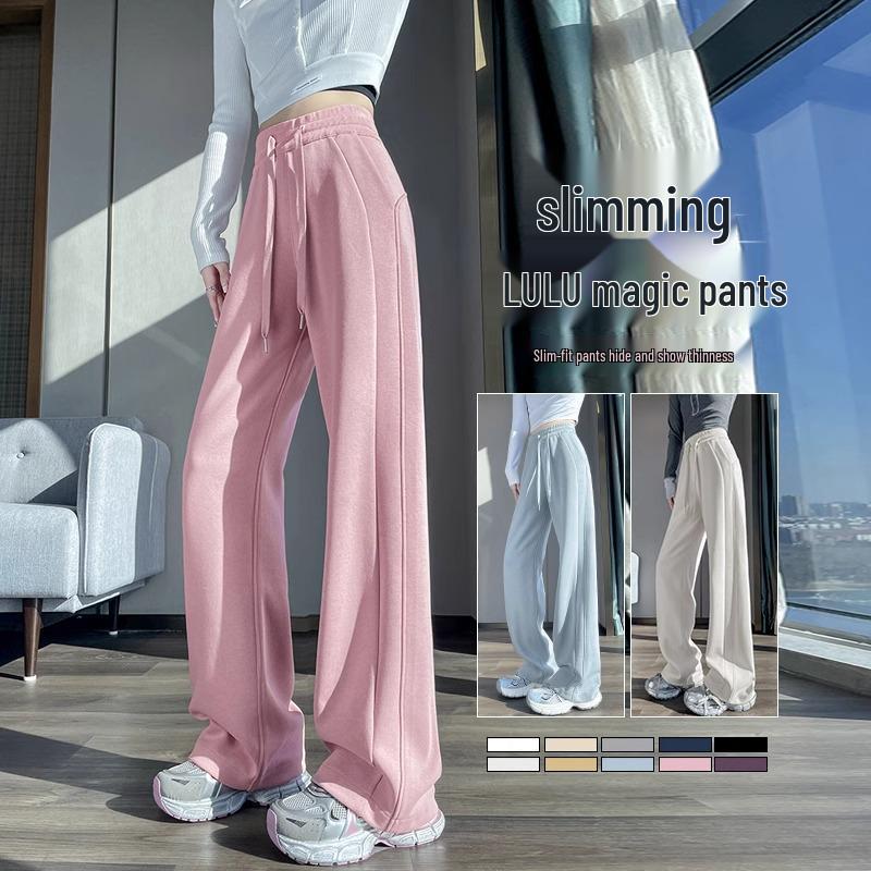 2025 New Women s High Waist Pink Wide-Leg Sweatpants – Lightweight, Drapey, and Casual for Spring and Autumn M
2025 New Women s High Waist Pink Wide-Leg Sweatpants – Lightweight, Drapey, and Casual for Spring and Autumn M