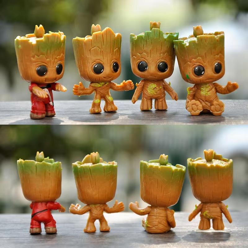 Disney 4-Piece Mini Groot Cute Tree Man Model Cute Baby Tree Man Desktop Ornaments Room Desktop Decoration 4pcs
Disney 4-Piece Mini Groot Cute Tree Man Model Cute Baby Tree Man Desktop Ornaments Room Desktop Decoration 4pcs
