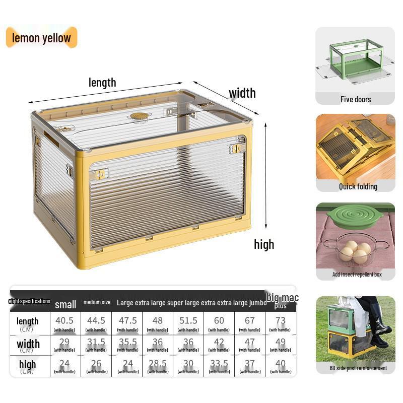 Rimi er Складной прозрачный ящик для хранения одежды и игрушек 40.5x29x24CM
Rimi er Складной прозрачный ящик для хранения одежды и игрушек 40.5x29x24CM