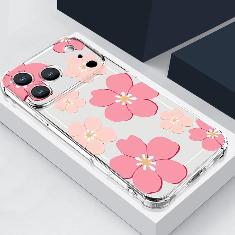 Peach Blossom Patterned Silicone Phone Case For iPhone 17 Pro Max 16 15 Pro Max 14 13 12 Pro Max 11 Shockproof Soft Clear Cover iPhone 11
Peach Blossom Patterned Silicone Phone Case For iPhone 17 Pro Max 16 15 Pro Max 14 13 12 Pro Max 11 Shockproof Soft Clear Cover iPhone 11