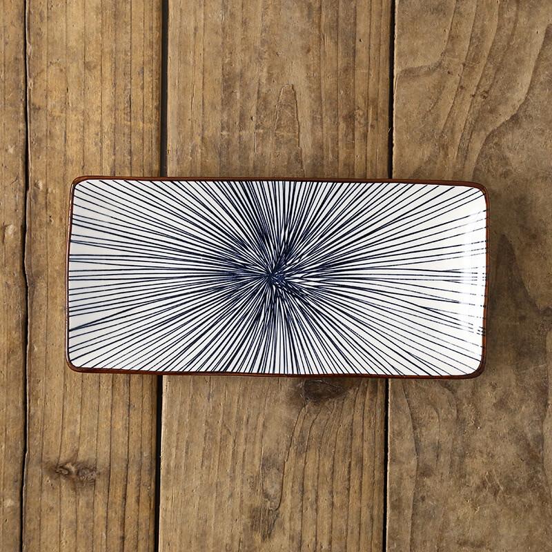 Dairyan Japanese Style Underglaze Ceramic Rectangular Serving Plates Set of 2
Dairyan Japanese Style Underglaze Ceramic Rectangular Serving Plates Set of 2