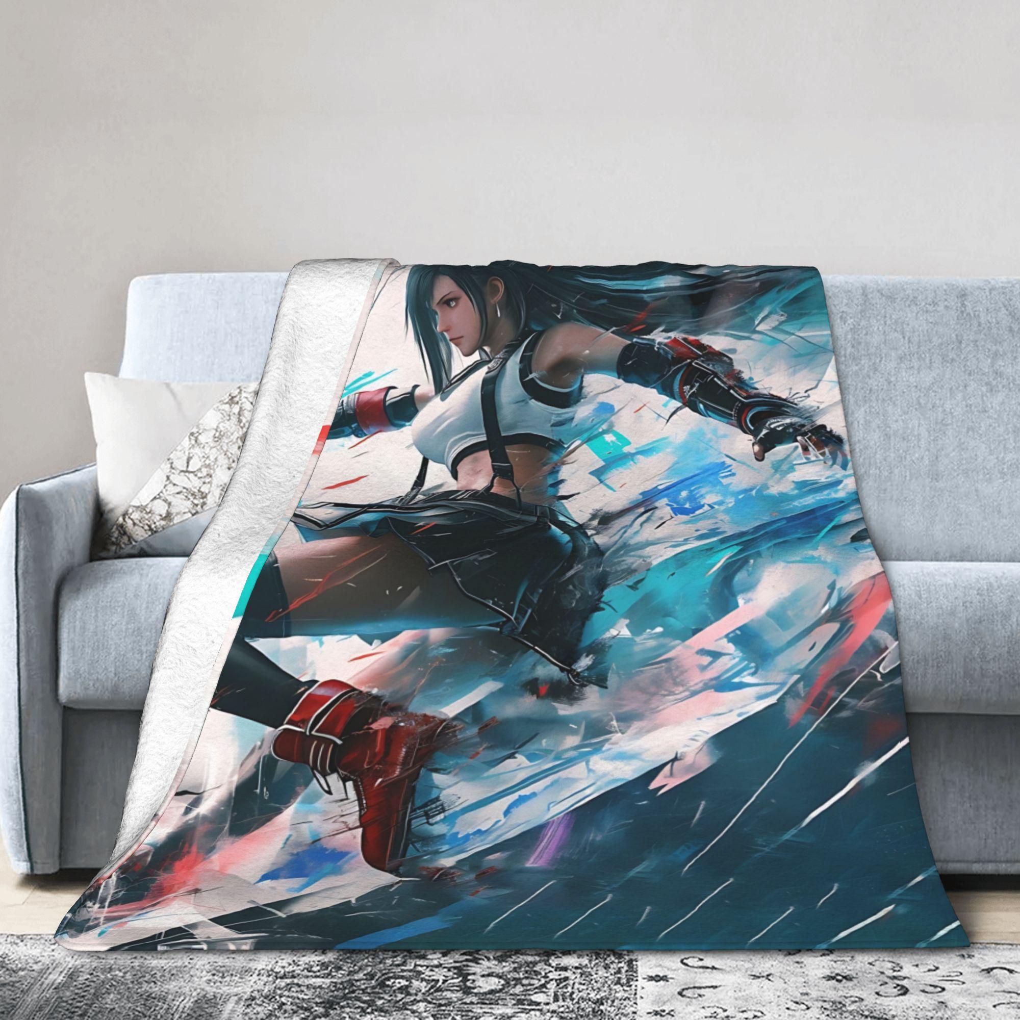 Creative Graffiti Tifa Lockhart Flannel printed blanket suitable for all seasons suitable for living room office sofa and travel 75x90cm
Creative Graffiti Tifa Lockhart Flannel printed blanket suitable for all seasons suitable for living room office sofa and travel 75x90cm