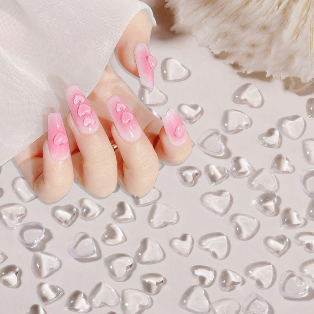 3D Nail Art Decoration Transparent Heart Nail Charms Nail Art Jewelry Manicure Accessories
3D Nail Art Decoration Transparent Heart Nail Charms Nail Art Jewelry Manicure Accessories