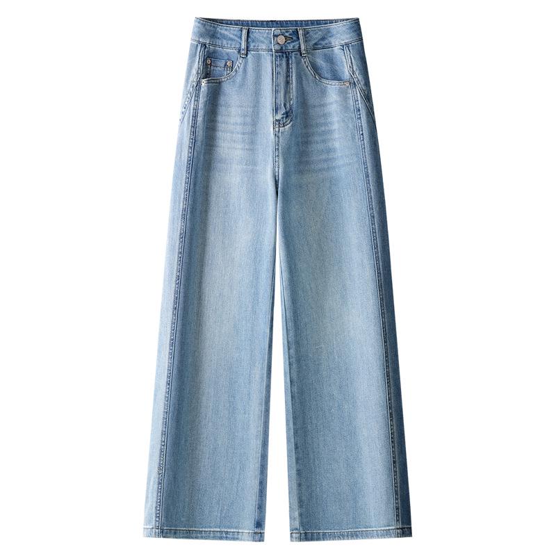 Women s Blue Cropped Wide-Leg Jeans 2025 - Slimming, Loose-Fit, Petite Draping Straight Trousers for Summer 3XL
Women s Blue Cropped Wide-Leg Jeans 2025 - Slimming, Loose-Fit, Petite Draping Straight Trousers for Summer 3XL