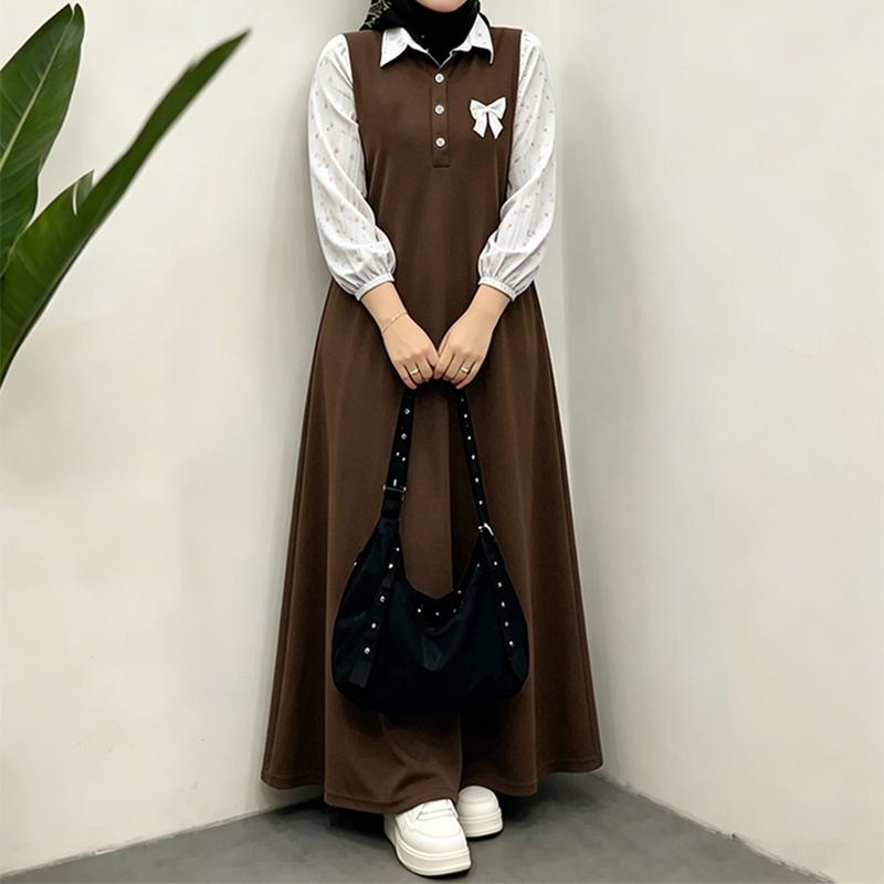 ZANZEA Women Splice Turn Down Collar Loose Casual Long Sleeve Dress 3XL хакі
ZANZEA Women Splice Turn Down Collar Loose Casual Long Sleeve Dress 3XL хакі