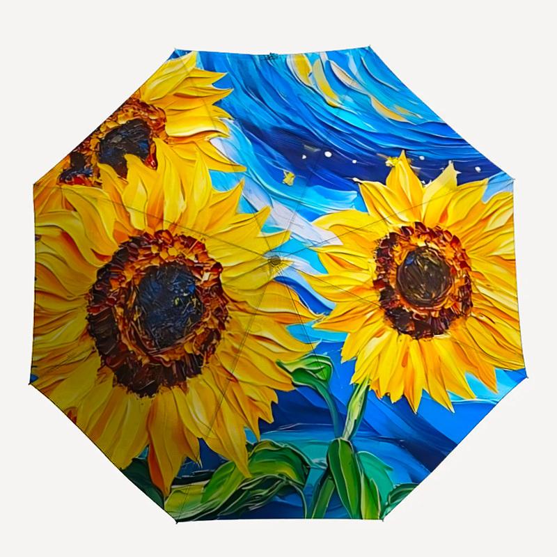 1PC Sunflowers Sky Automatic Folding Umbrella, Portable & Foldable Design with 8 Ribs, 54
1PC Sunflowers Sky Automatic Folding Umbrella, Portable & Foldable Design with 8 Ribs, 54