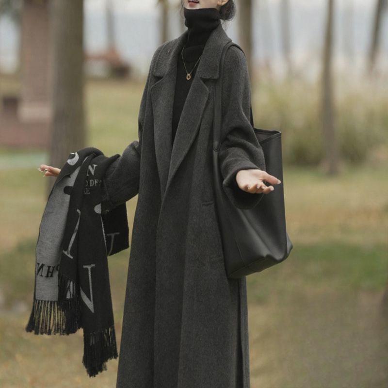 2025 Autumn/Winter Women s Double-Sided Wool Coat - Black XS 42-54kg
2025 Autumn/Winter Women s Double-Sided Wool Coat - Black XS 42-54kg