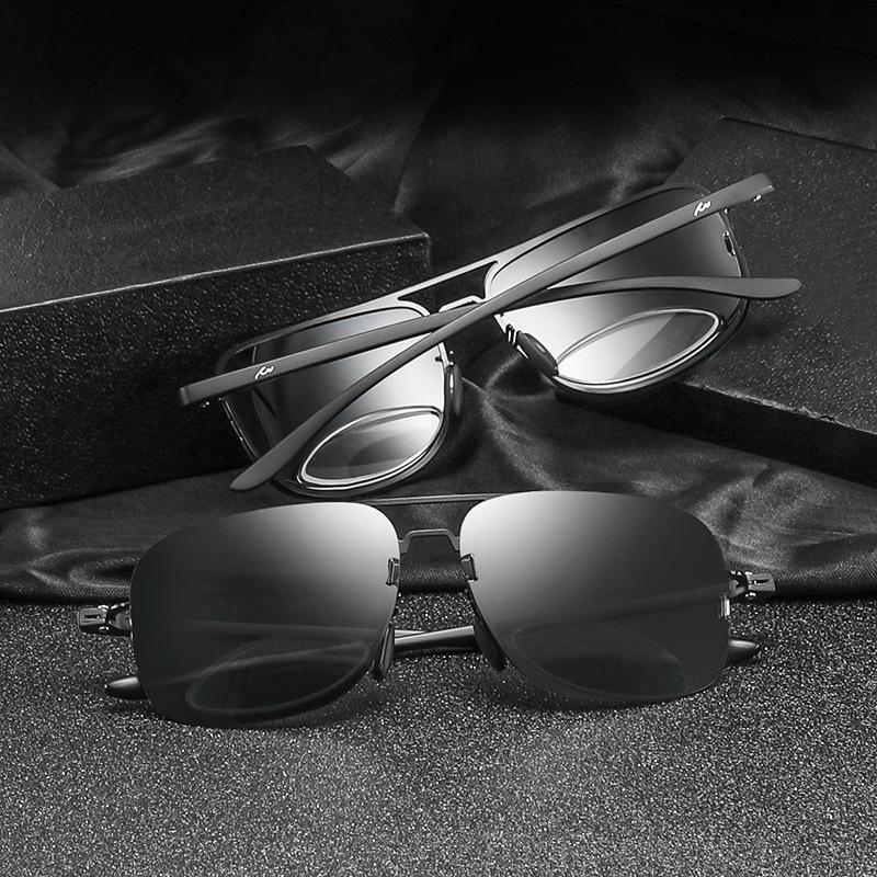 Unisex HD Polarized Bifocal Reading Glasses - Retro Large Frame, TR90 Anti-Slip Design, Ideal for Driving & Fishing +1.00
Unisex HD Polarized Bifocal Reading Glasses - Retro Large Frame, TR90 Anti-Slip Design, Ideal for Driving & Fishing +1.00