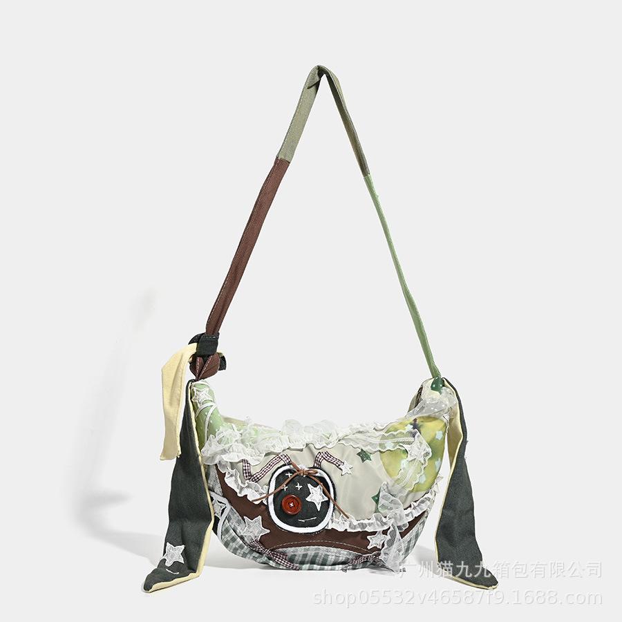 2025 New Pink Rabbit Ear Underarm Bag Large Capacity Canvas Shoulder Bag for Students Fresh Sweet Style Daily Match Floral Em...
2025 New Pink Rabbit Ear Underarm Bag Large Capacity Canvas Shoulder Bag for Students Fresh Sweet Style Daily Match Floral Em...
