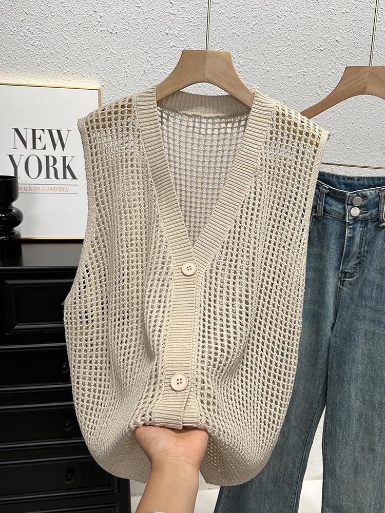 Button Down Crochet Vest for Women V-Neck Sleeveless Openwork Waistcoat Top Summer Boho Chic Vintage Outfit One Size абрикосовий
Button Down Crochet Vest for Women V-Neck Sleeveless Openwork Waistcoat Top Summer Boho Chic Vintage Outfit One Size абрикосовий