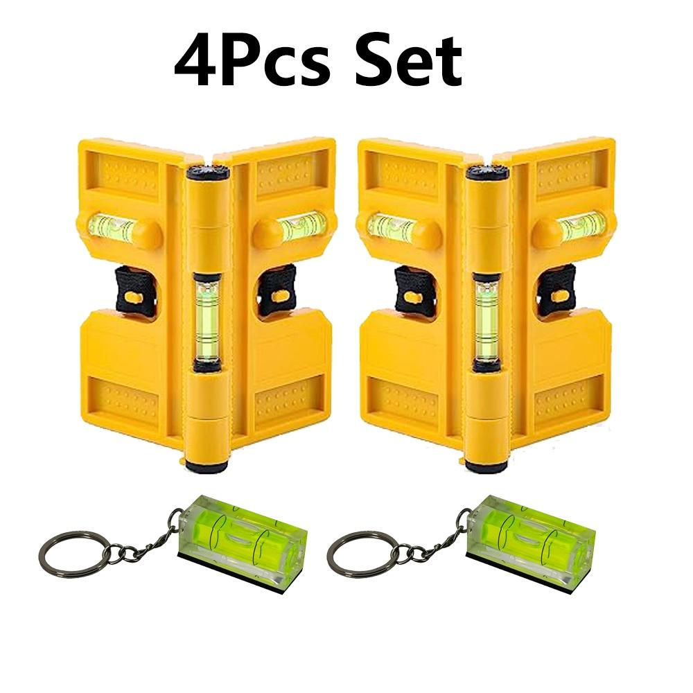 4Pcs Foldable Pipe Angle Level With Magnetic Base Equipped With 15-degree Incremental Stops For Spirit Level жовтий
4Pcs Foldable Pipe Angle Level With Magnetic Base Equipped With 15-degree Incremental Stops For Spirit Level жовтий