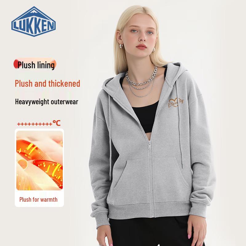 LUKKEN Women s Fleece-Lined Hooded Zip-Up Sweatshirt M
LUKKEN Women s Fleece-Lined Hooded Zip-Up Sweatshirt M