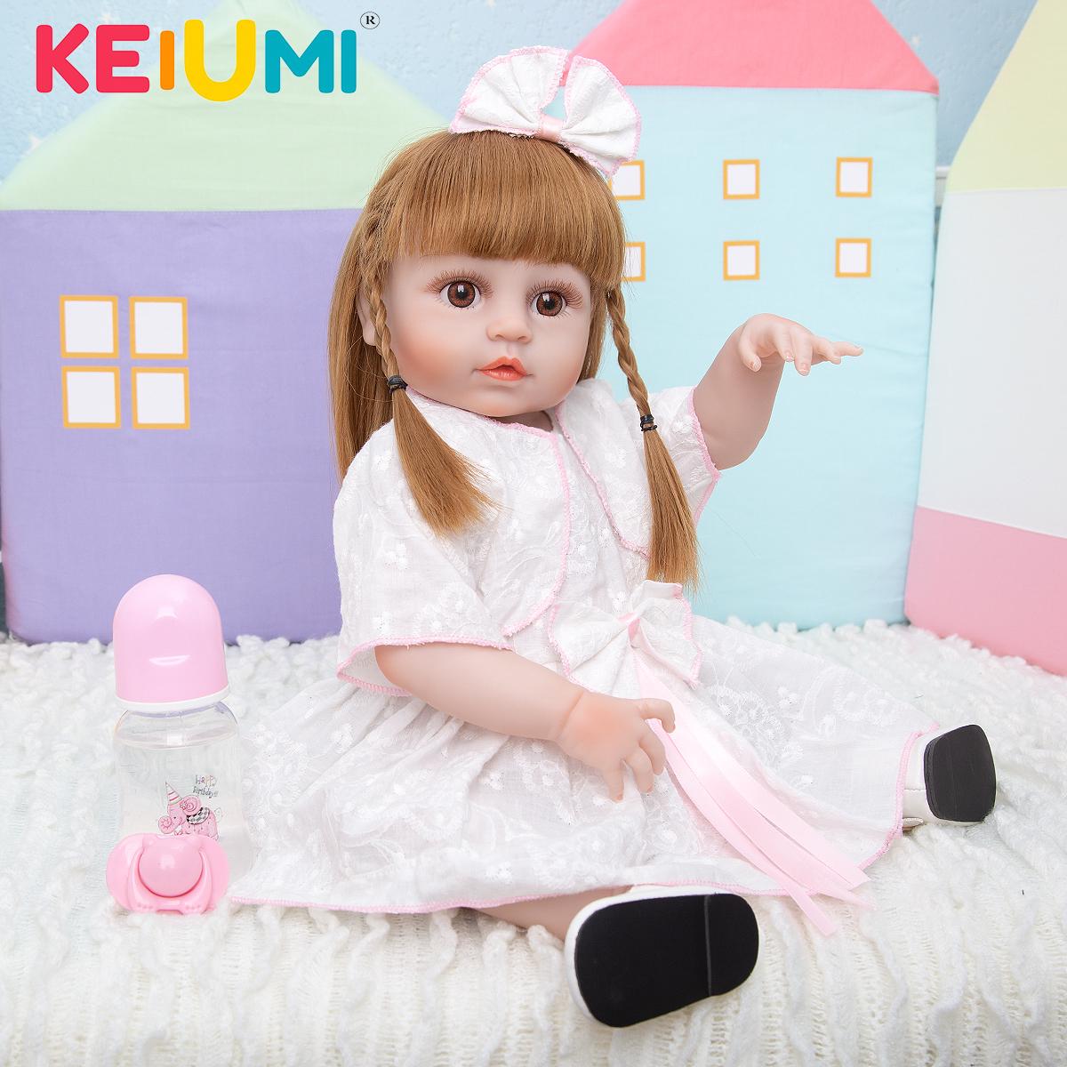 KEIUMI новейшие 19-дюймовые куклы реборн для младенцев, реалистичные милые Bebe Reborn Toodler, водонепроницаемая игрушка для детей, подарки на день рождения и Рождество
KEIUMI новейшие 19-дюймовые куклы реборн для младенцев, реалистичные милые Bebe Reborn Toodler, водонепроницаемая игрушка для детей, подарки на день рождения и Рождество