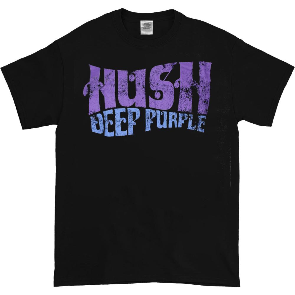Deep Purple Hush Shirt Темно-фиолетовая черная футболка унисекс S 
Deep Purple Hush Shirt Темно-фиолетовая черная футболка унисекс S