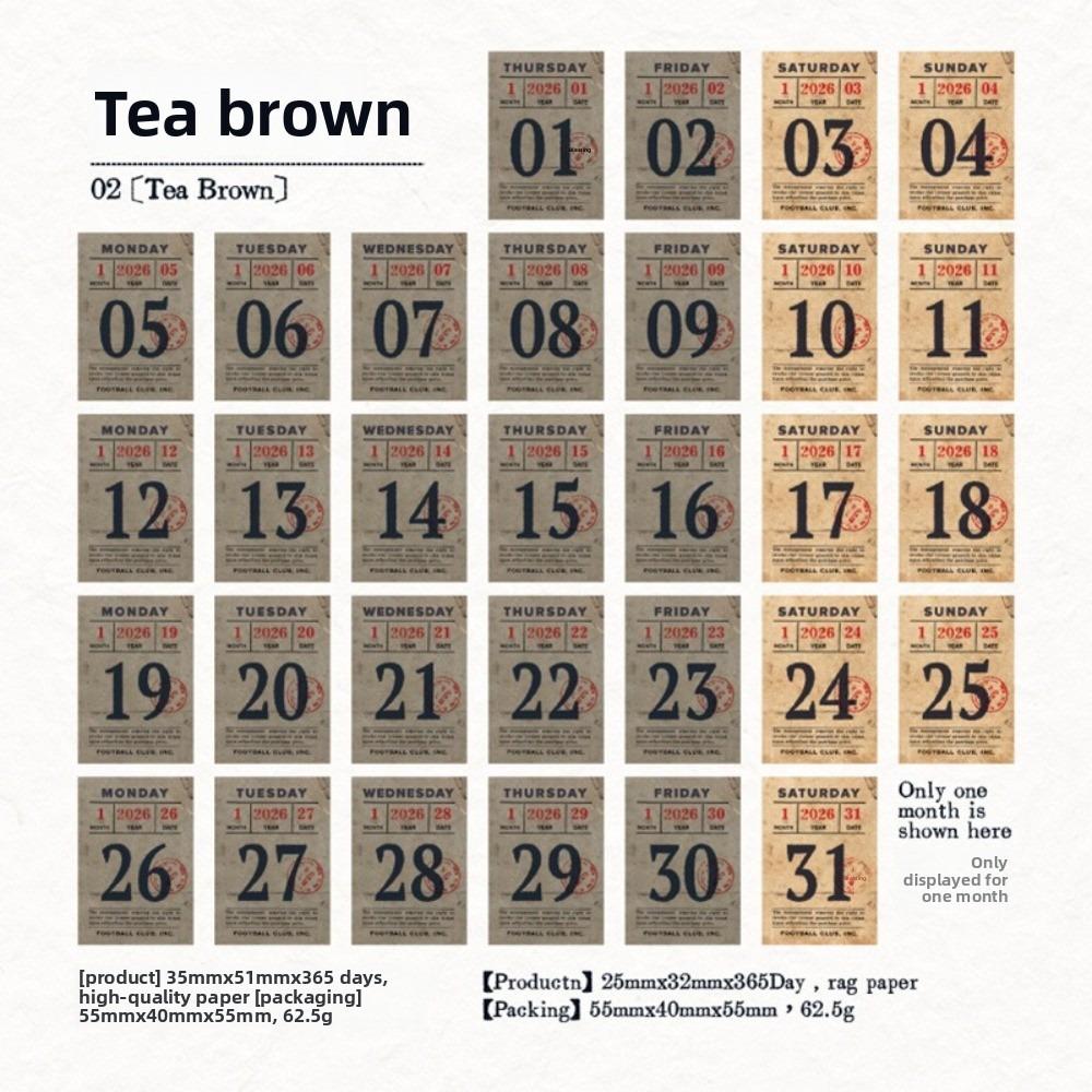 Tear-Off Design Mini Tear Off Calendar Memo Pad Desk Calendar Page Calendar for Schedule Planning 2
Tear-Off Design Mini Tear Off Calendar Memo Pad Desk Calendar Page Calendar for Schedule Planning 2