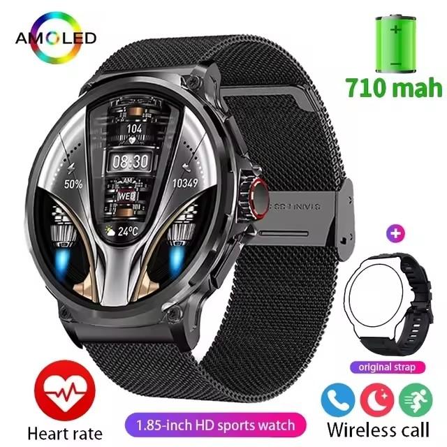 Новий Смарт-годинник Чоловічий 1,85-дюймовий HD Спортивний Bluetooth-дзвінок GPS Спортивний Фітнес-трекер Монітор серцевого ритму 710 мАг Водонепроникний Смарт-годинник mesh belt чорний
Новий Смарт-годинник Чоловічий 1,85-дюймовий HD Спортивний Bluetooth-дзвінок GPS Спортивний Фітнес-трекер Монітор серцевого ритму 710 мАг Водонепроникний Смарт-годинник mesh belt чорний