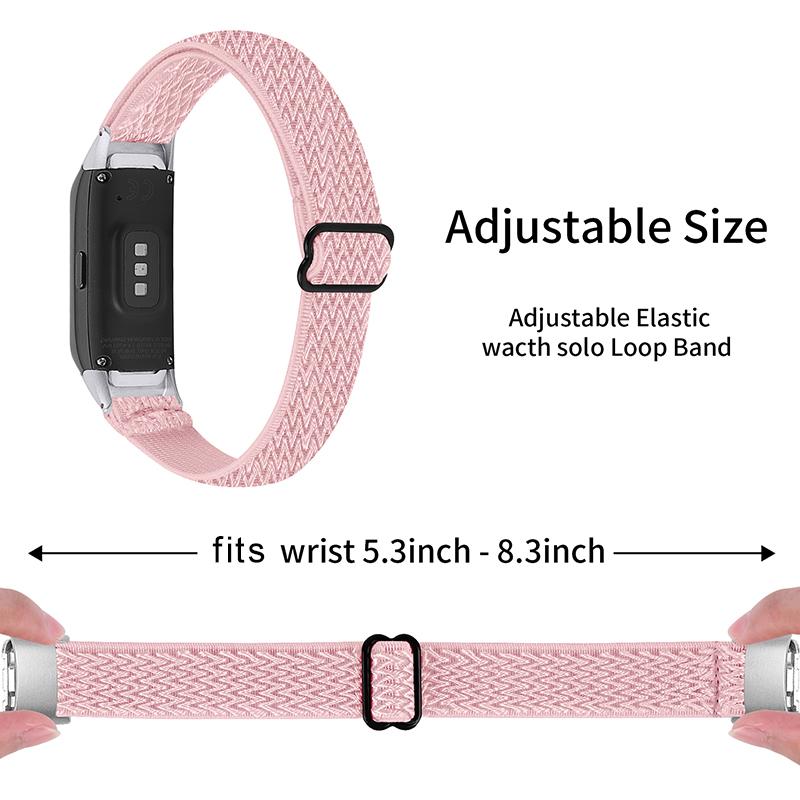 For Samsung Galaxy Fit R370 Woven Elastic Watch Band Adjustable Nylon Replacement Strap Wristband Pink
For Samsung Galaxy Fit R370 Woven Elastic Watch Band Adjustable Nylon Replacement Strap Wristband Pink