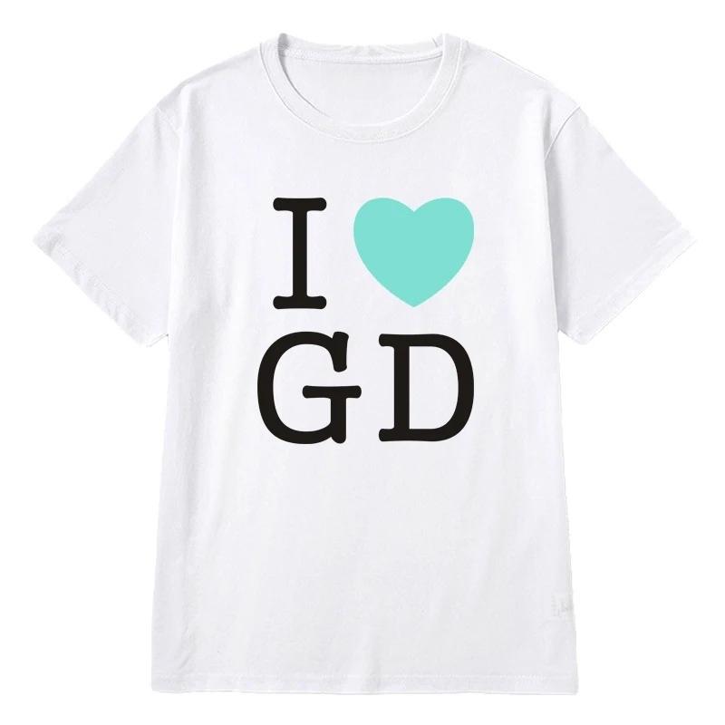 Korean Star G Dragon Short-sleeved T-shirt Inner Shirt Summer Top Seoul Concert Heart GD I LOVE Fashion Commemorative Shirt Tops L
Korean Star G Dragon Short-sleeved T-shirt Inner Shirt Summer Top Seoul Concert Heart GD I LOVE Fashion Commemorative Shirt Tops L