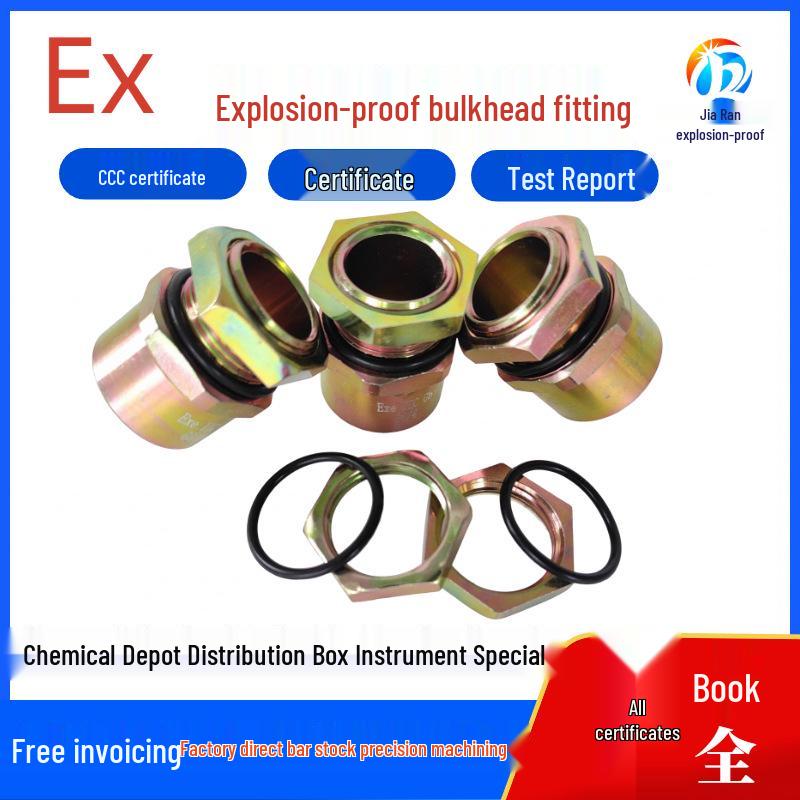 Explosion-Proof DN15 Carbon Steel Galvanized Cable Tray Bulkhead Fitting, G3/4 Threads with Locknut G1/2
Explosion-Proof DN15 Carbon Steel Galvanized Cable Tray Bulkhead Fitting, G3/4 Threads with Locknut G1/2