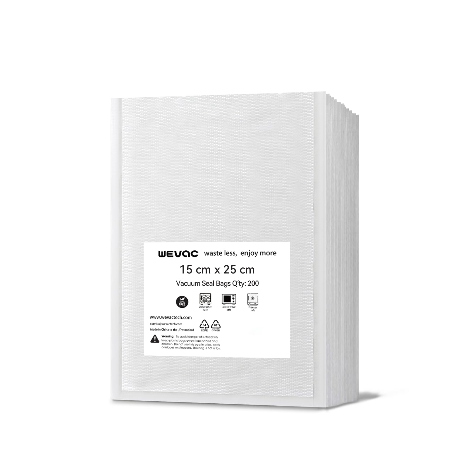 Wevac Vacuum Packing 15 x 200 Shinku Vacuum Easy to Dog Food Low Temperature Vacuum Packing Vacuum Commercial Home Use Bags, 25cm, Sheets, Pack, Bags,
Wevac Vacuum Packing 15 x 200 Shinku Vacuum Easy to Dog Food Low Temperature Vacuum Packing Vacuum Commercial Home Use Bags, 25cm, Sheets, Pack, Bags,