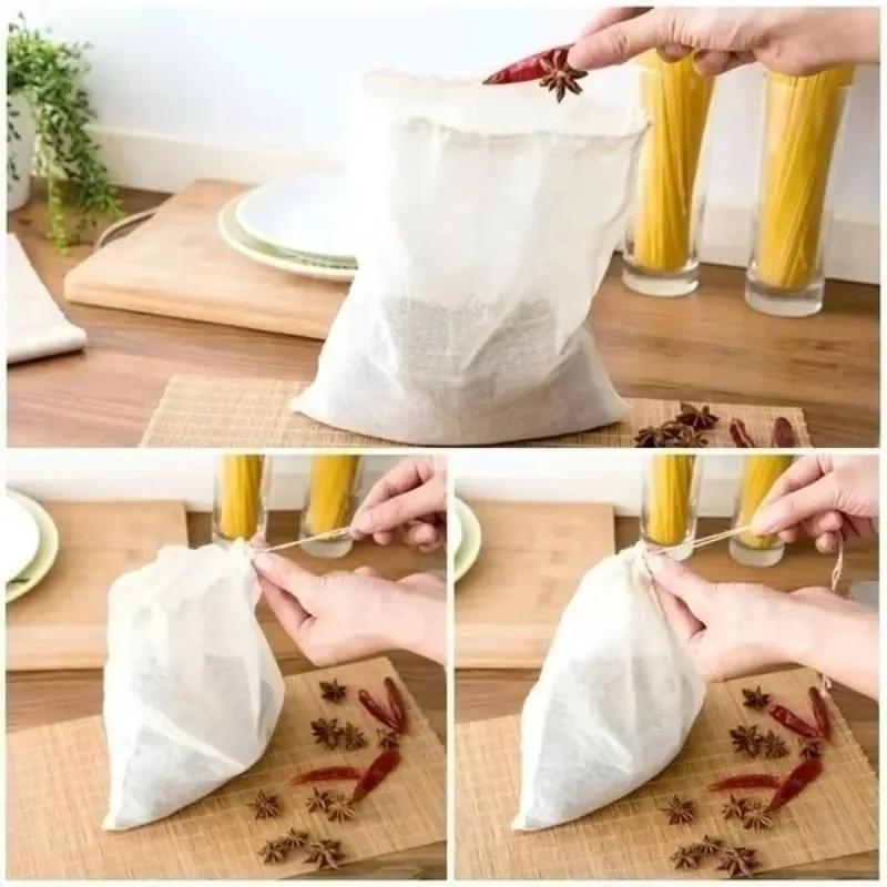 1Pcs Cotton Cloth Filter Bag Tea Bag Halogen Package Traditional Chinese Medicine Decoction Bags Seasoning Separation Bags 1Pcs
1Pcs Cotton Cloth Filter Bag Tea Bag Halogen Package Traditional Chinese Medicine Decoction Bags Seasoning Separation Bags 1Pcs