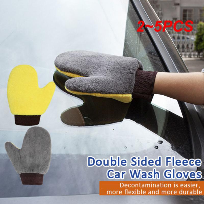 2~5PCS Car Washing Gloves Double-sided Creative Car Accessories Towel Detailing Brush Wash Coral Velvet Microfiber
2~5PCS Car Washing Gloves Double-sided Creative Car Accessories Towel Detailing Brush Wash Coral Velvet Microfiber