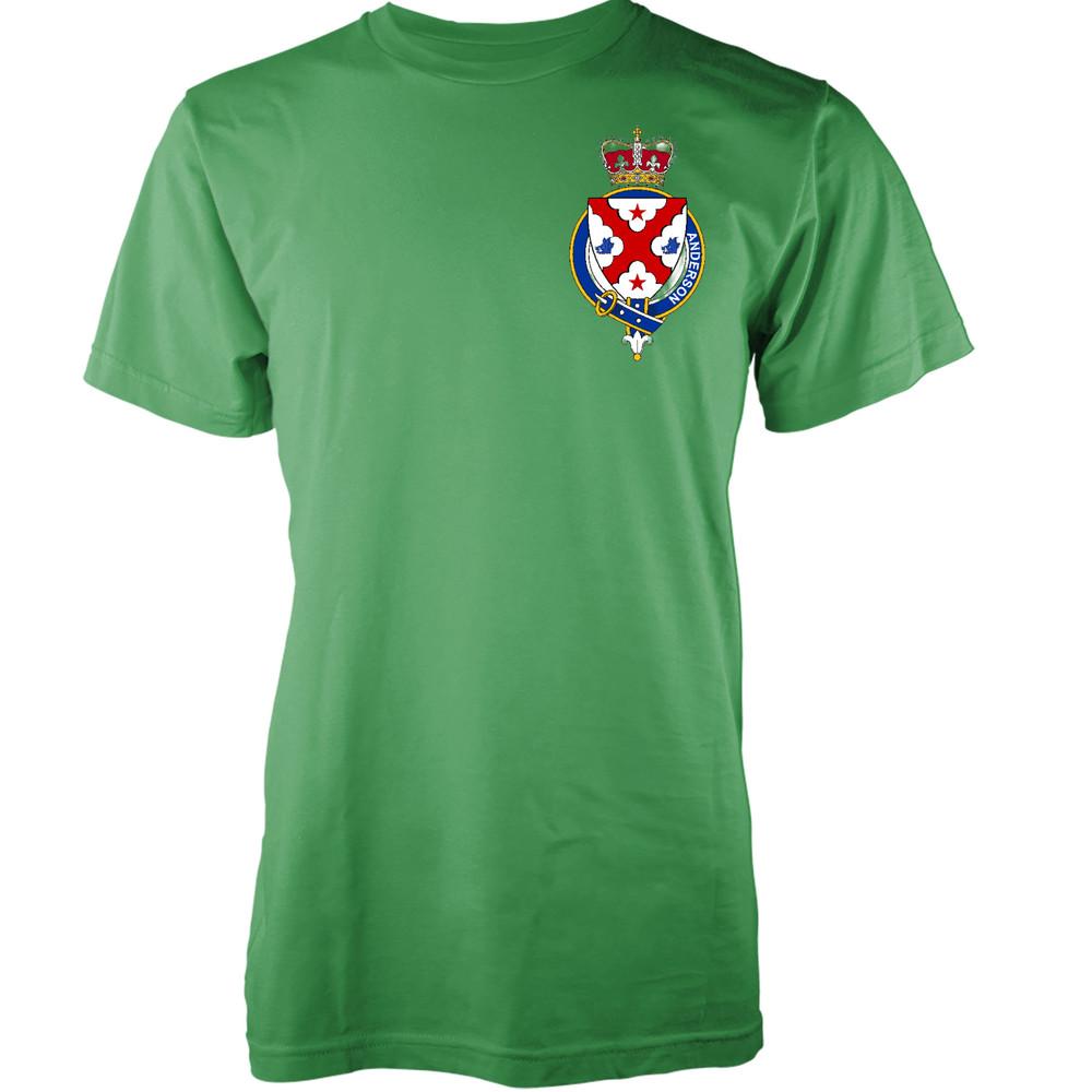 Personalised Family Name Anderson T-Shirt Family Crest Badge Coat Of Arms Adult S
Personalised Family Name Anderson T-Shirt Family Crest Badge Coat Of Arms Adult S