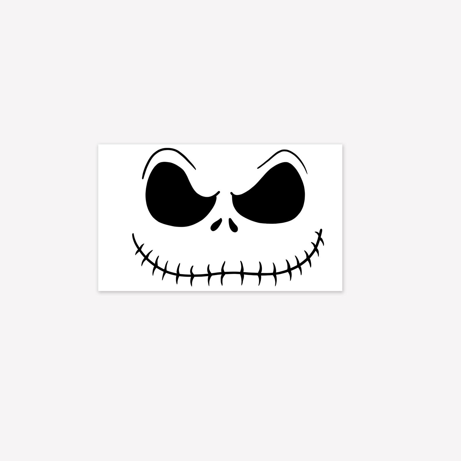 Cartoon Skull Jack Tattoo Sticker, Sutured Smiley Face Design, Waterproof, Sweat-Proof And Non-Reflective. 11*18
Cartoon Skull Jack Tattoo Sticker, Sutured Smiley Face Design, Waterproof, Sweat-Proof And Non-Reflective. 11*18