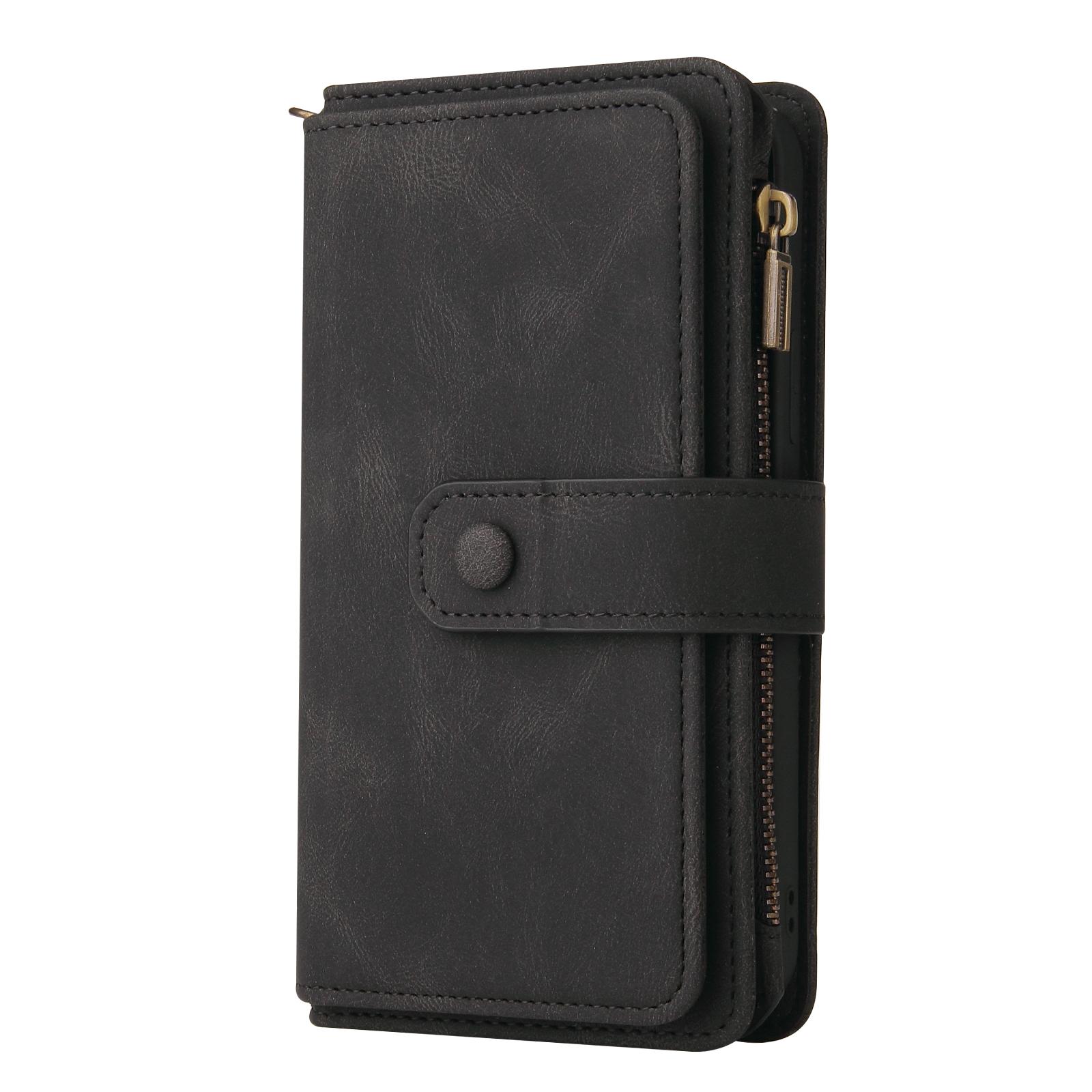 For Samsung Galaxy A13 4G Zipper Wallet Case with 15 Card Slots and Strap Leather Phone Cover Black
For Samsung Galaxy A13 4G Zipper Wallet Case with 15 Card Slots and Strap Leather Phone Cover Black