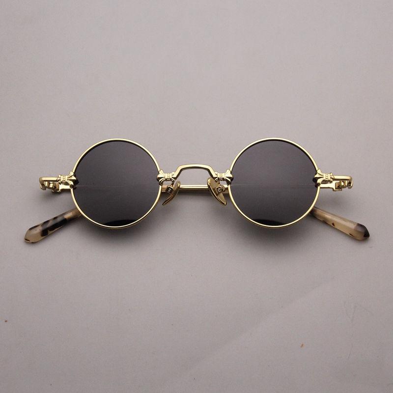 New High-end Retro Small Round Frame Polarized Sunglasses Man Personality Hip-hop Glasses Woman Outdoor UV400 Driving Eyeglasses as picture
New High-end Retro Small Round Frame Polarized Sunglasses Man Personality Hip-hop Glasses Woman Outdoor UV400 Driving Eyeglasses as picture