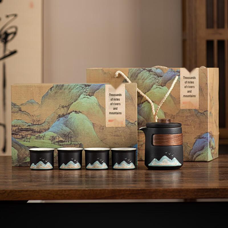 Drunyao National Trend Ceramic Kung Fu Tea Set Single-Color Cups
Drunyao National Trend Ceramic Kung Fu Tea Set Single-Color Cups