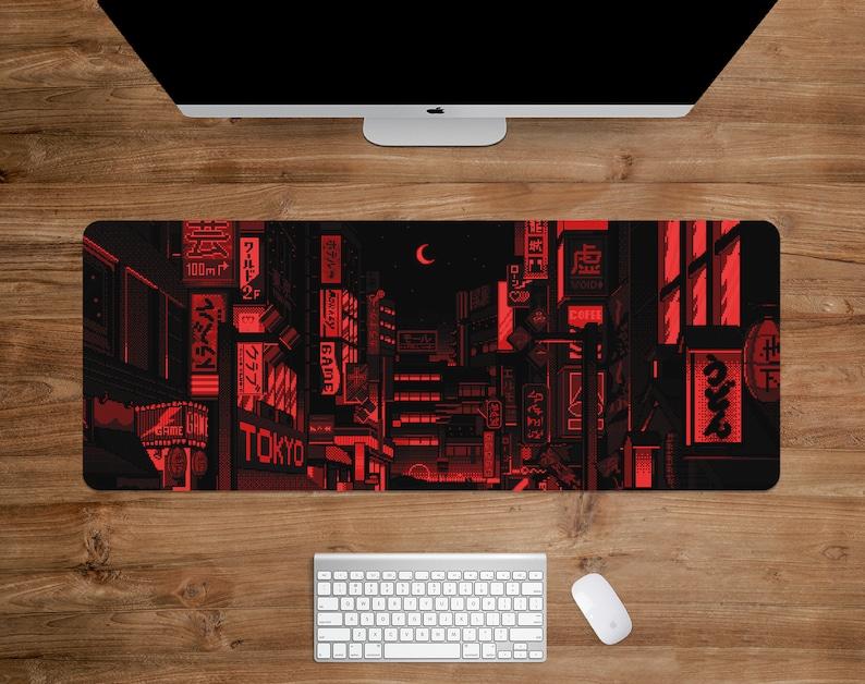 Tokyo Mousepad Black Red Neon Street Vaporwave Anime City Pixel Art Deskmat Japanese Mouse Pad Lofi Desk Mat for Gamers Desk Pad 600x300x3mm
Tokyo Mousepad Black Red Neon Street Vaporwave Anime City Pixel Art Deskmat Japanese Mouse Pad Lofi Desk Mat for Gamers Desk Pad 600x300x3mm