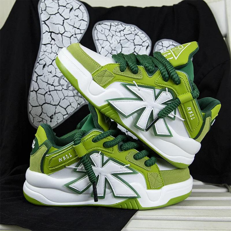 2024 Spring and Autumn Men s Thick Sole Elevated Casual Sports Shoes Fashion Breathable and Durable Running Shoes sneakers men 36 зелений
2024 Spring and Autumn Men s Thick Sole Elevated Casual Sports Shoes Fashion Breathable and Durable Running Shoes sneakers men 36 зелений