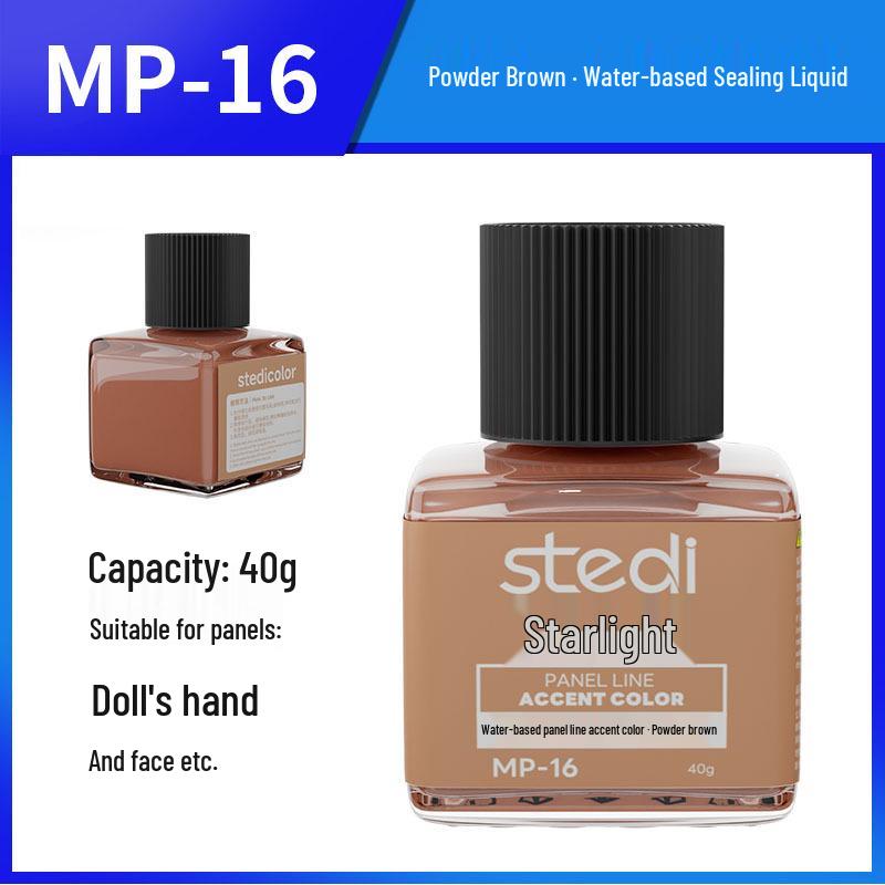 Stirley Line Seepage Liquid: Eco-Friendly Brown-Black-Gray Wash for Gundam Military Models, Water-Based Weathering & Coloring Solution.
Stirley Line Seepage Liquid: Eco-Friendly Brown-Black-Gray Wash for Gundam Military Models, Water-Based Weathering & Coloring Solution.