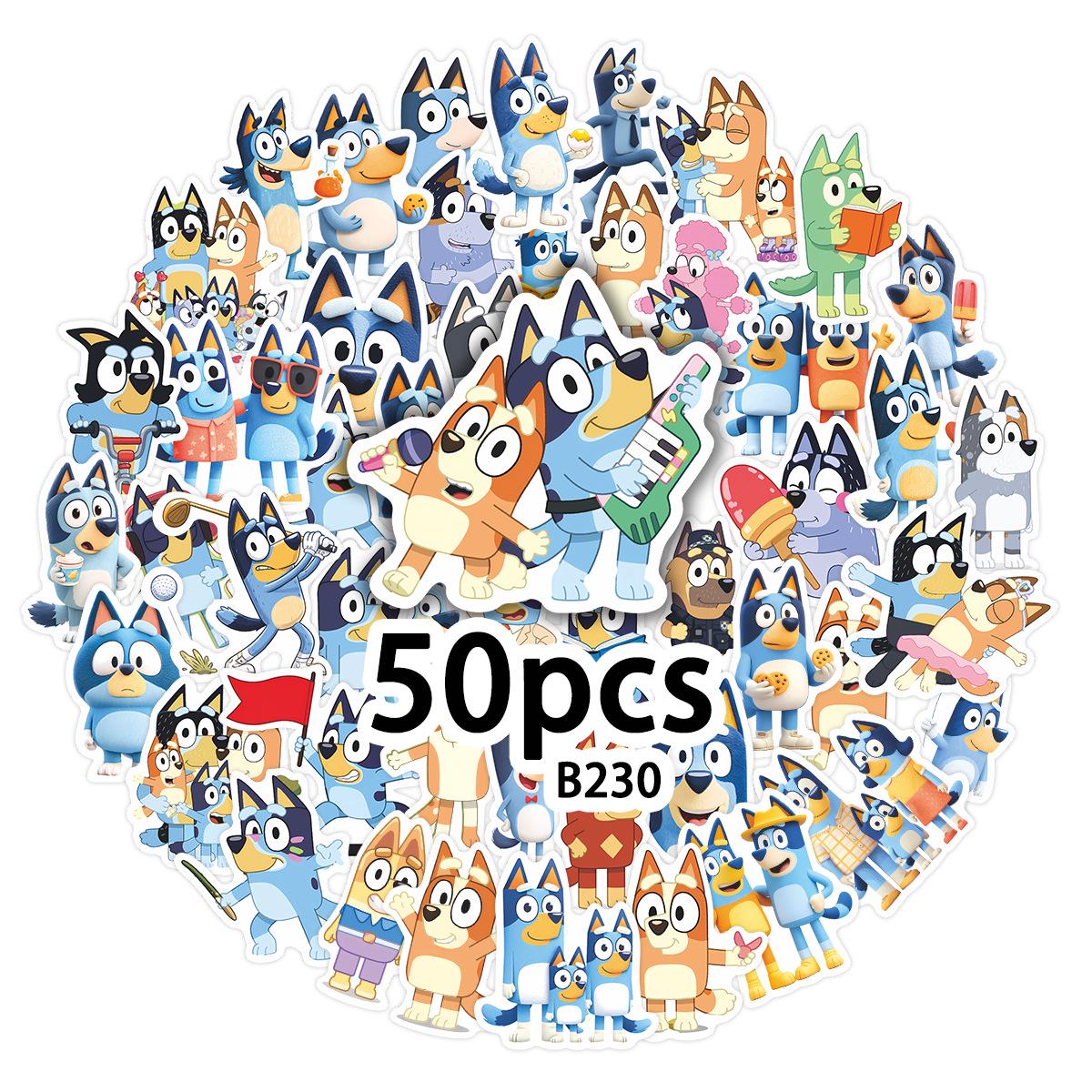 Bluey Cartoon Stickers Pack: 58 Waterproof Decorative Stickers for Kids Journals & Creative Projects
Bluey Cartoon Stickers Pack: 58 Waterproof Decorative Stickers for Kids Journals & Creative Projects