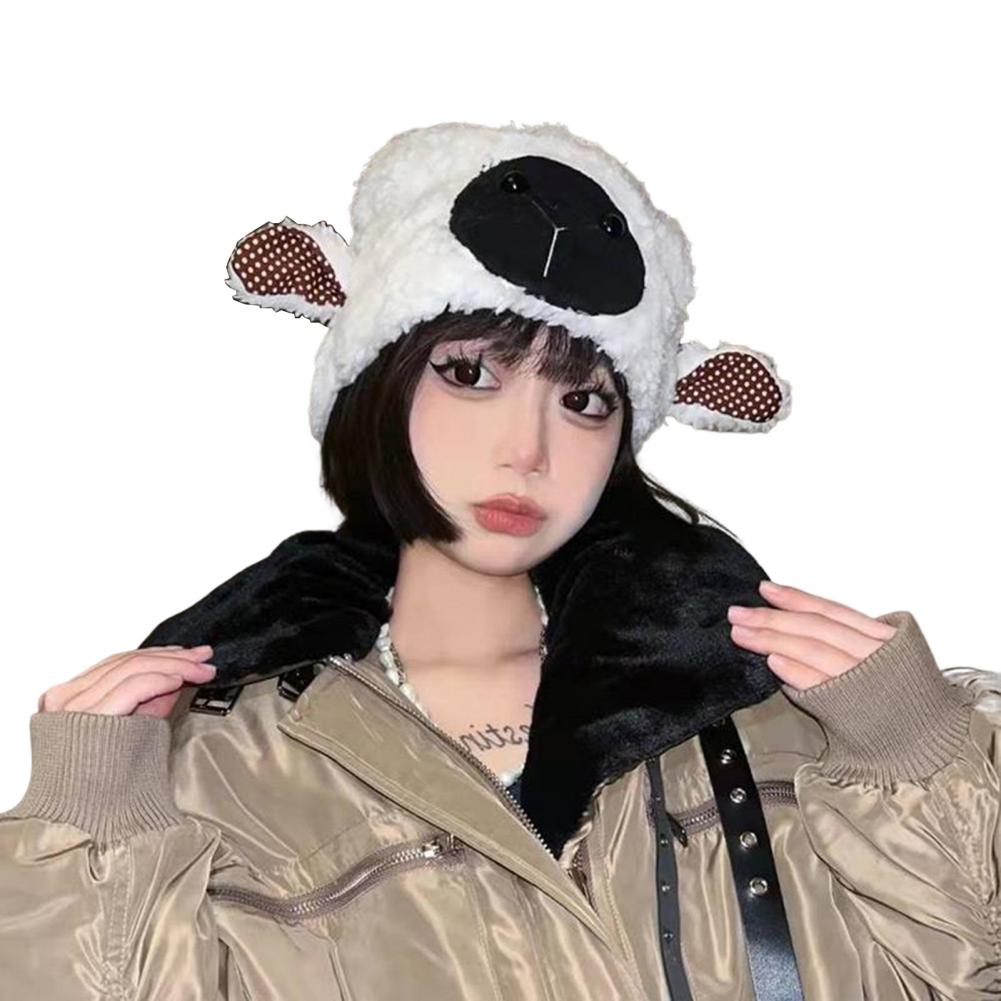 Lady Winter Hat Cartoon Lamb Head Shape Thick Fleece Ear Dome Heat Retention Outdoor Use Photo Prop Daily Cap High Quality Practical Daily Use белый
Lady Winter Hat Cartoon Lamb Head Shape Thick Fleece Ear Dome Heat Retention Outdoor Use Photo Prop Daily Cap High Quality Practical Daily Use белый