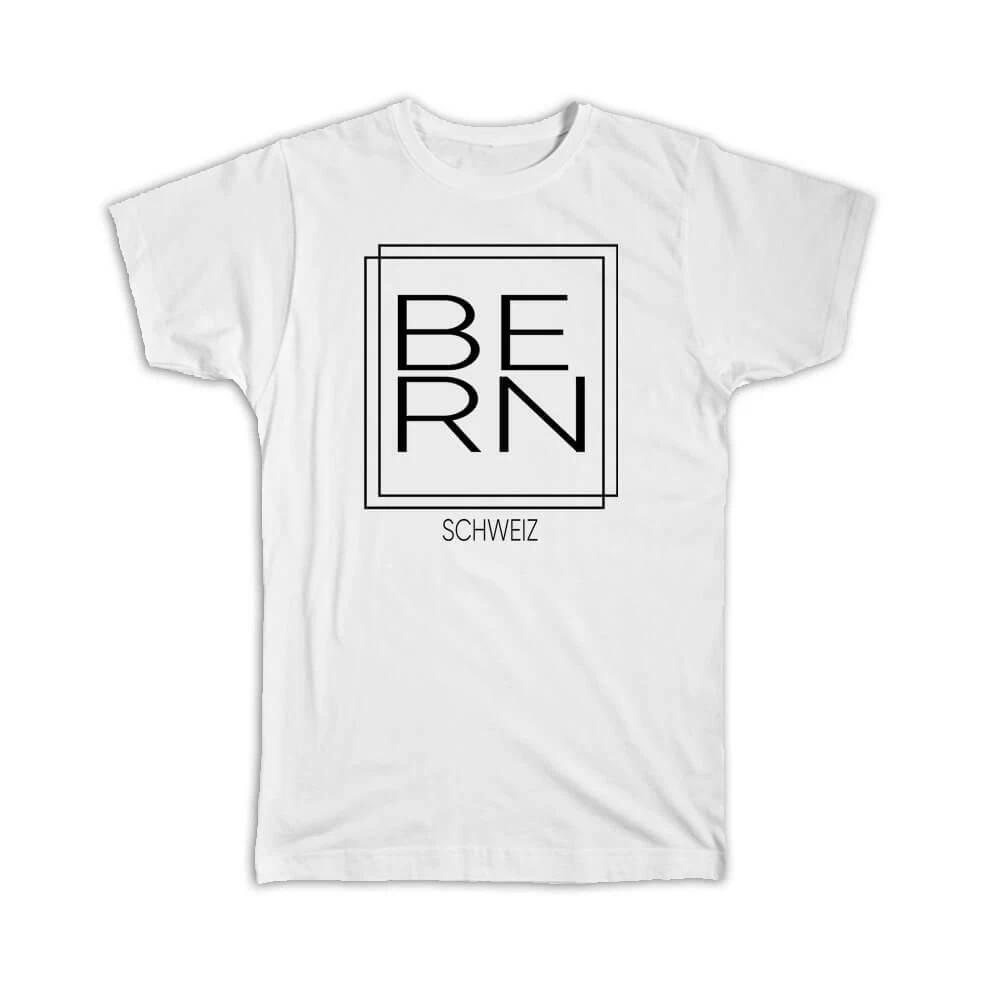 Gift T-Shirt : BERN Switzerland Square Modern Minimalist Font L
Gift T-Shirt : BERN Switzerland Square Modern Minimalist Font L